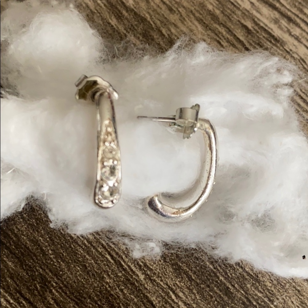 Silver earrings - Picture 2 of 2